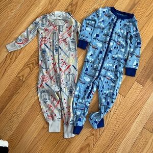Boys pajama romper bundle - Hannah Anderson & Gymboree. Never used.